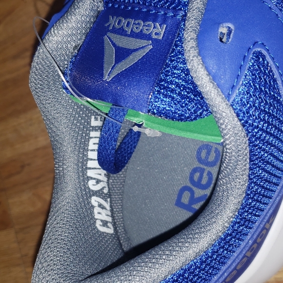 Reebok Quick Motion Running Shoe Cobalt Blue Gray White 9 nwob - Picture 9 of 12
